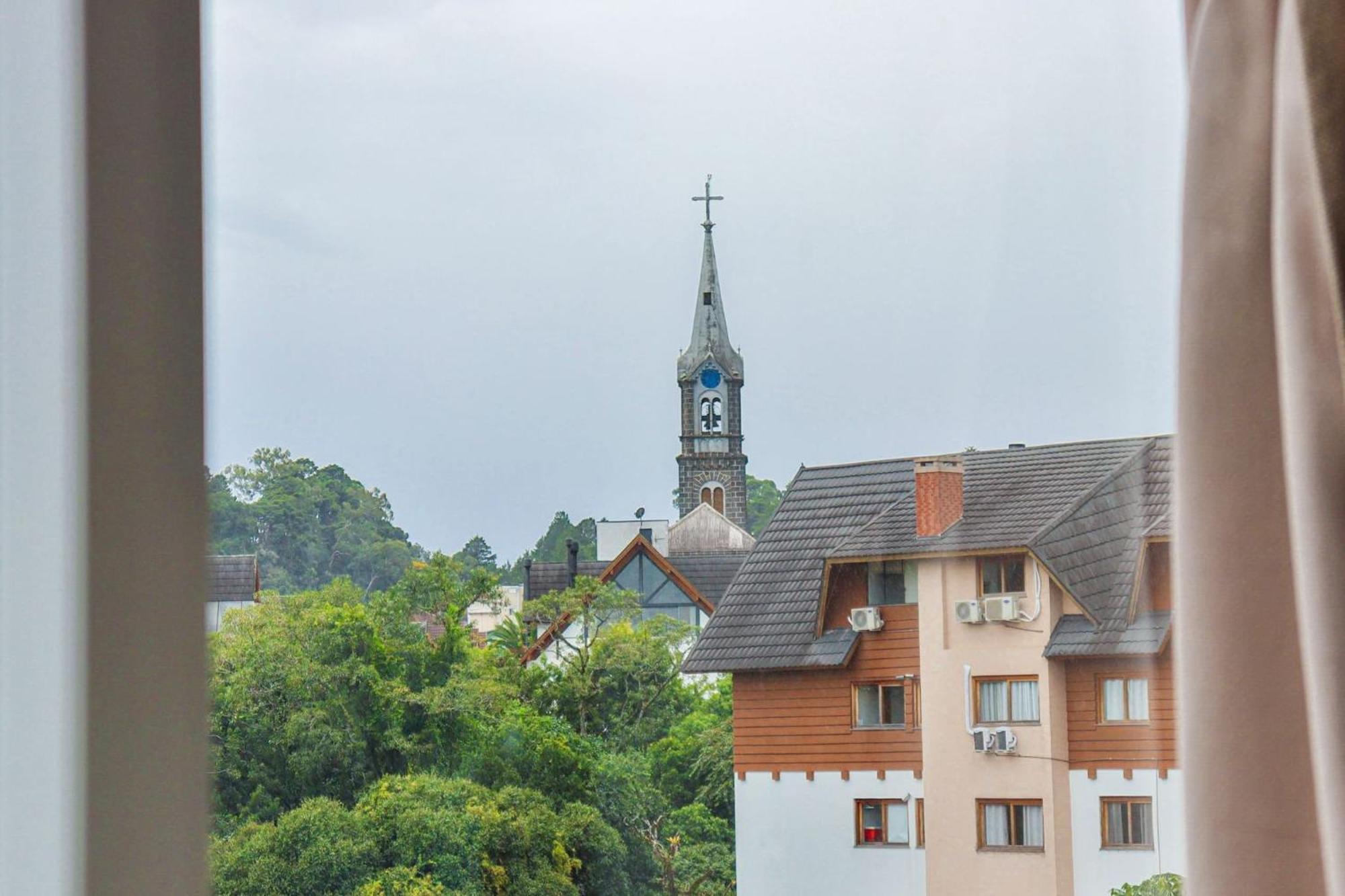 Locar-In Gramado - 200 M Da Rua Coberta Apartment Екстериор снимка